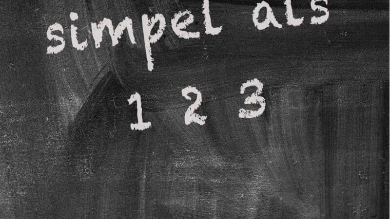 Gemakkelijke plakkers simpel als 123